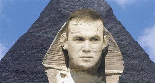 صورة .. وسائل إعلام إنجليزية تسخر من زيارة روني لمصر